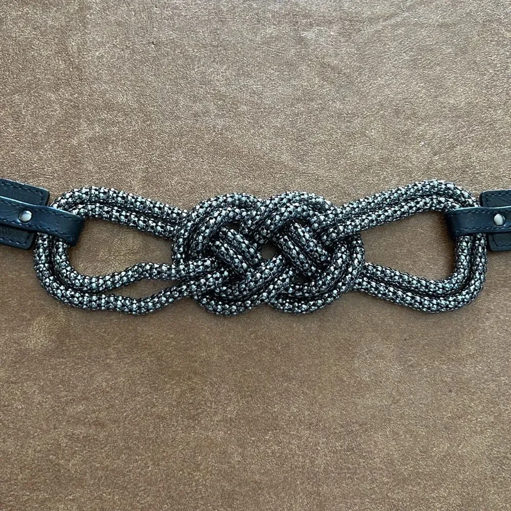 Big Buddha knotted chain stretch belt
